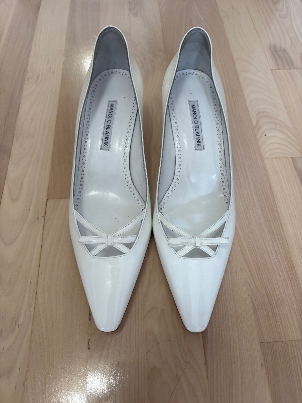 White Manolo Blahnik
